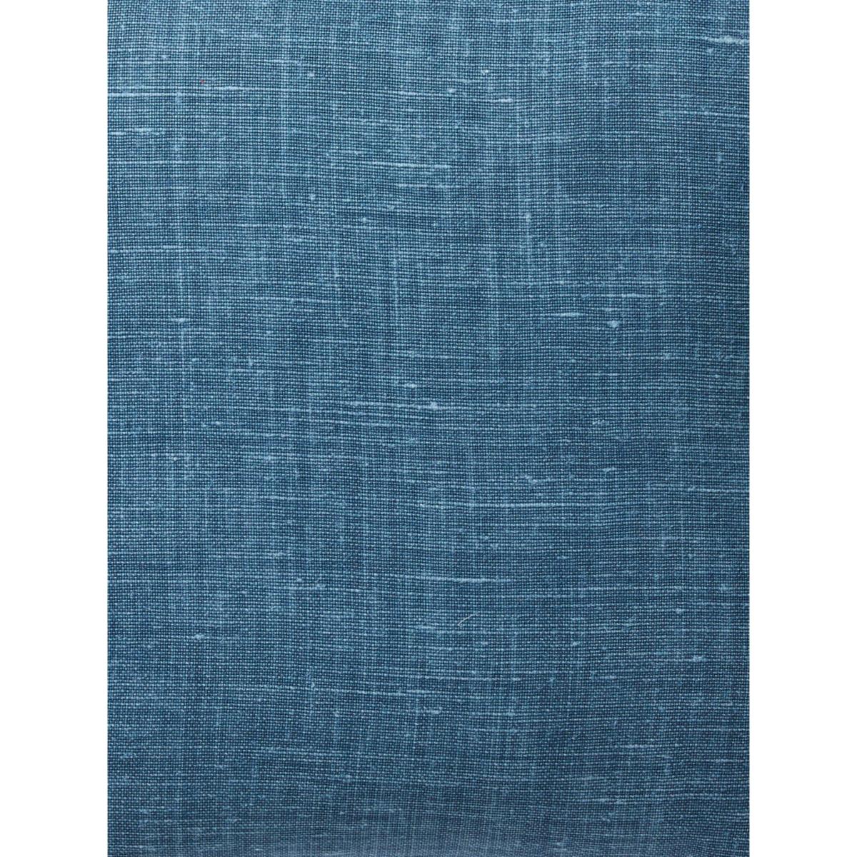 Blue / Grey Lino Reversible Cushion - Blue/Grey One Size Fameed Khalique Ltd – image 3