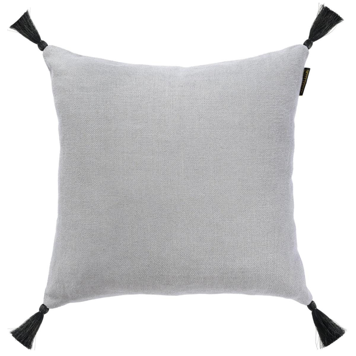 Frost Grey Linen Cushion By Mindthegap – image 3