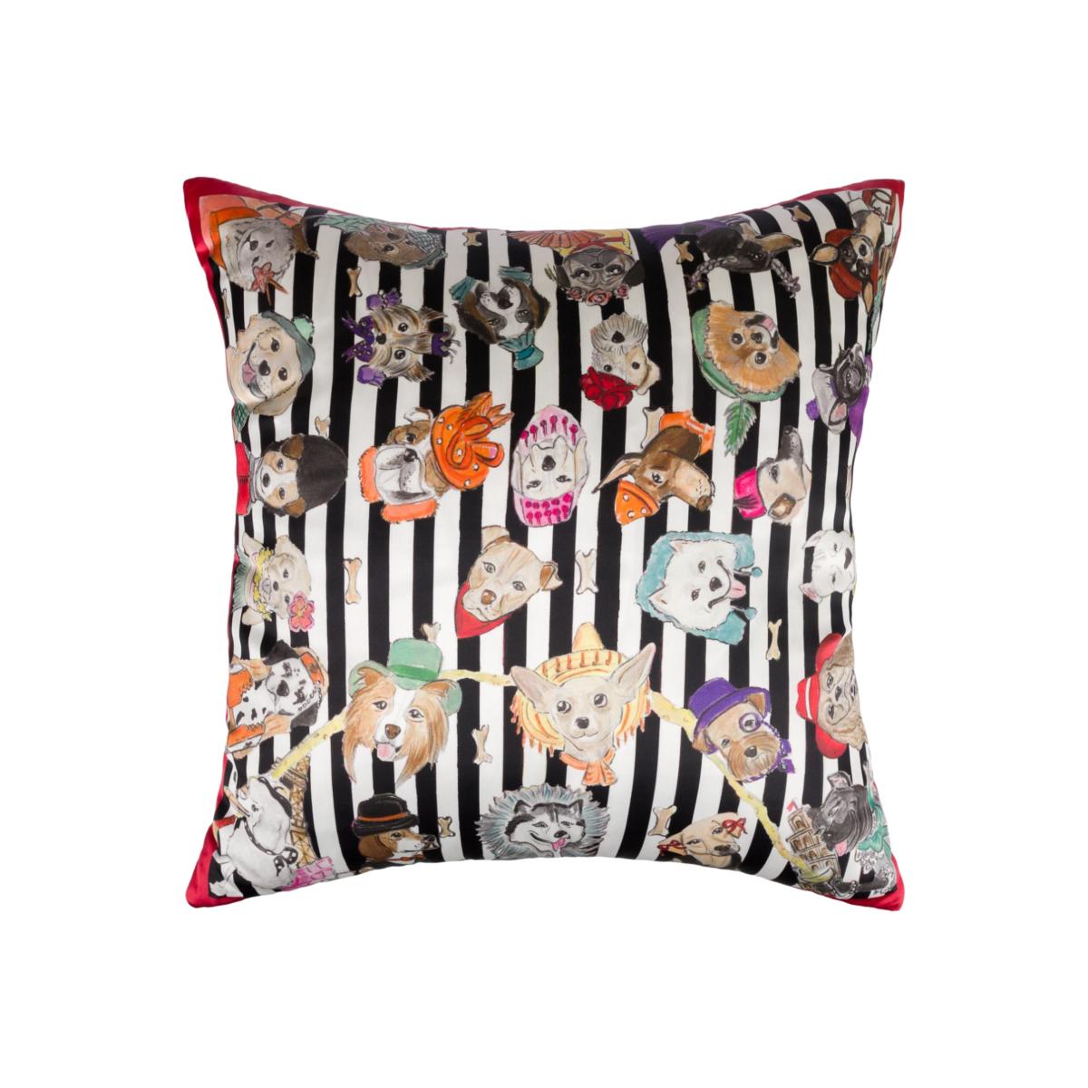 Woof Woof Baby Silk Cushion One Size Un Poco – image 1
