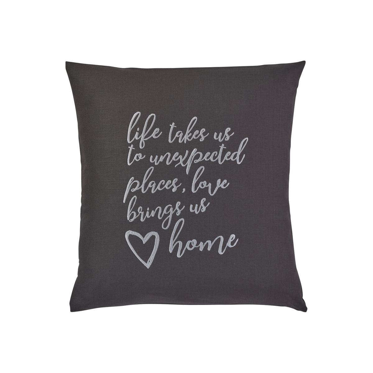 Grey Life Takes Us To Unexpected Places Cushion Irish Linen House