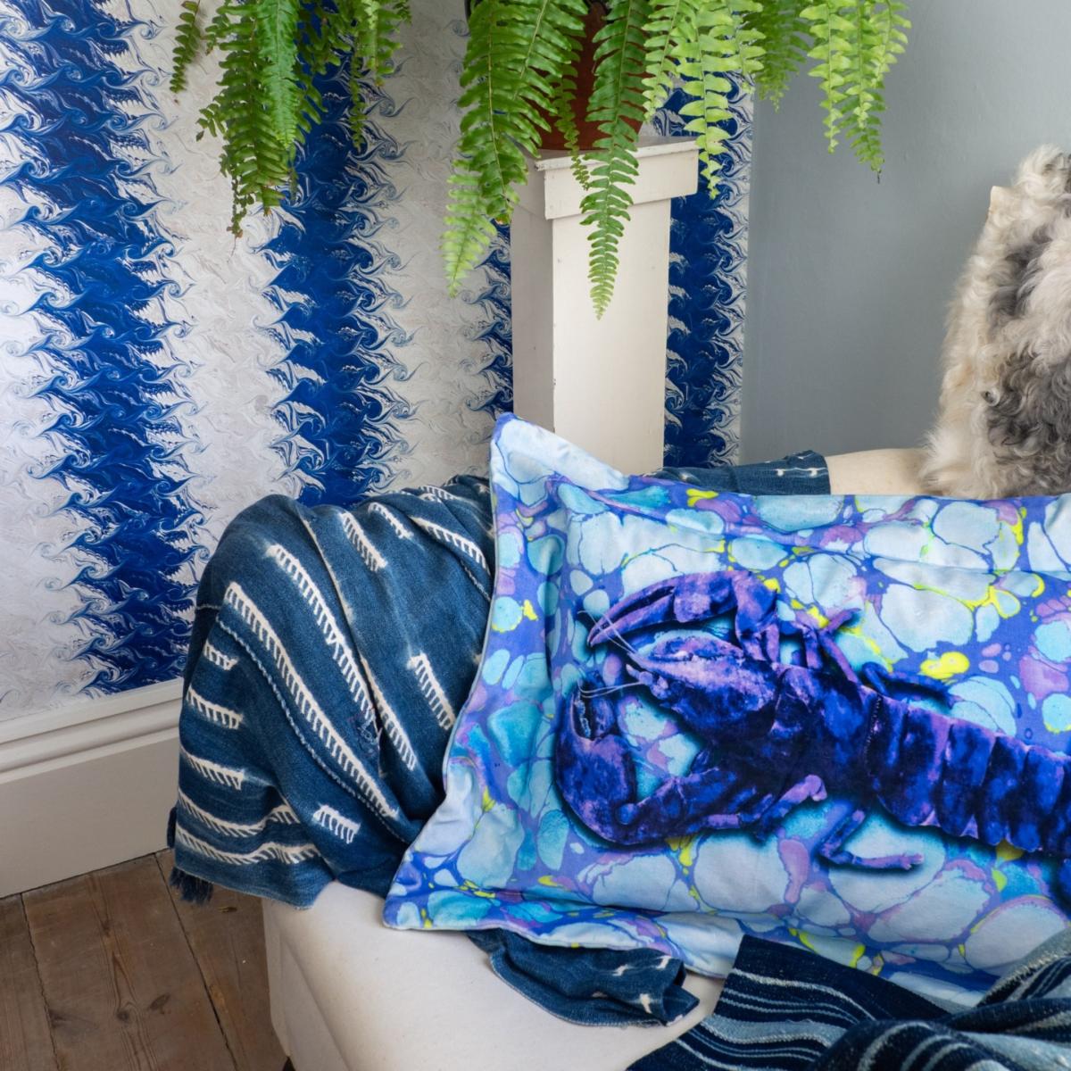Blue Cammarus Aqua Cushion Wildmore – image 4