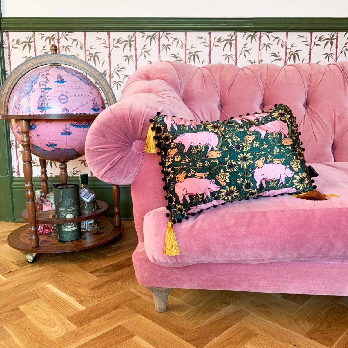 Green The Jewel Country Pig Laura B Interiors – image 3
