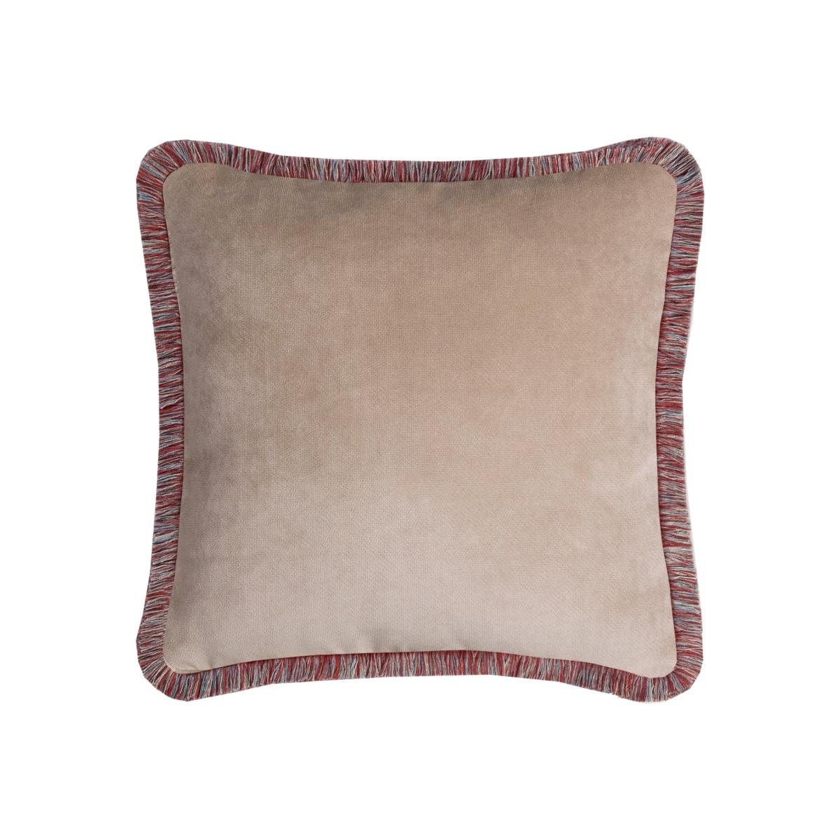 Neutrals Happy Pillow Laos Beige Cushion Lo Decor