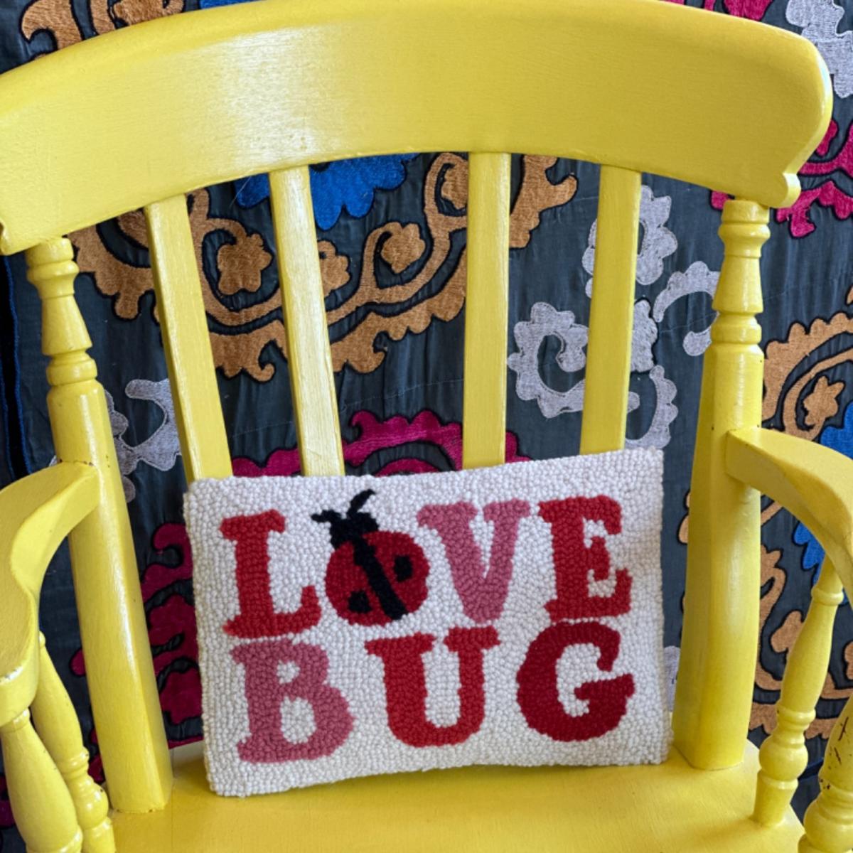 Red Love Bug Knot Cushion Punica – image 3
