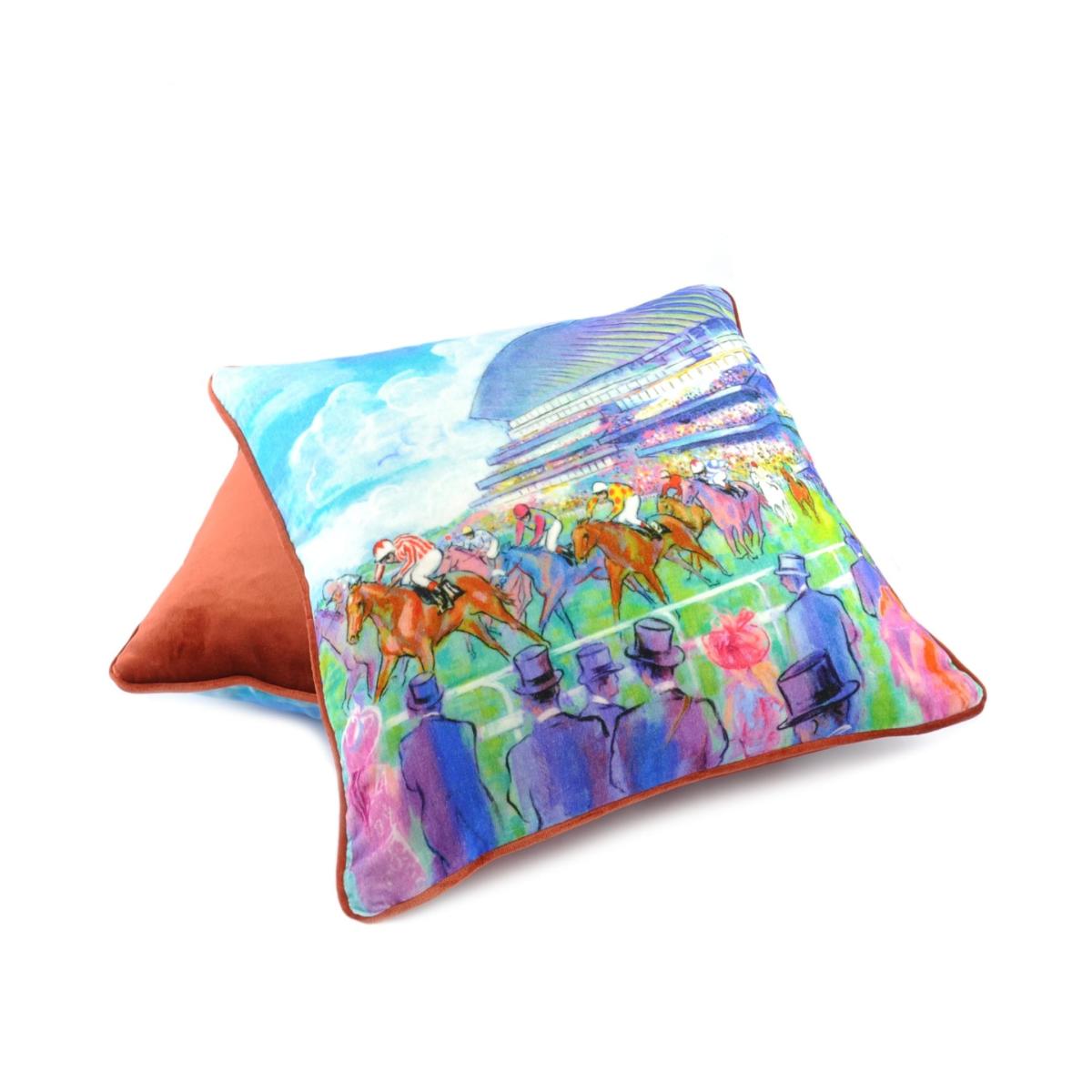 Ascot Velvet Cushion David Watson – image 4