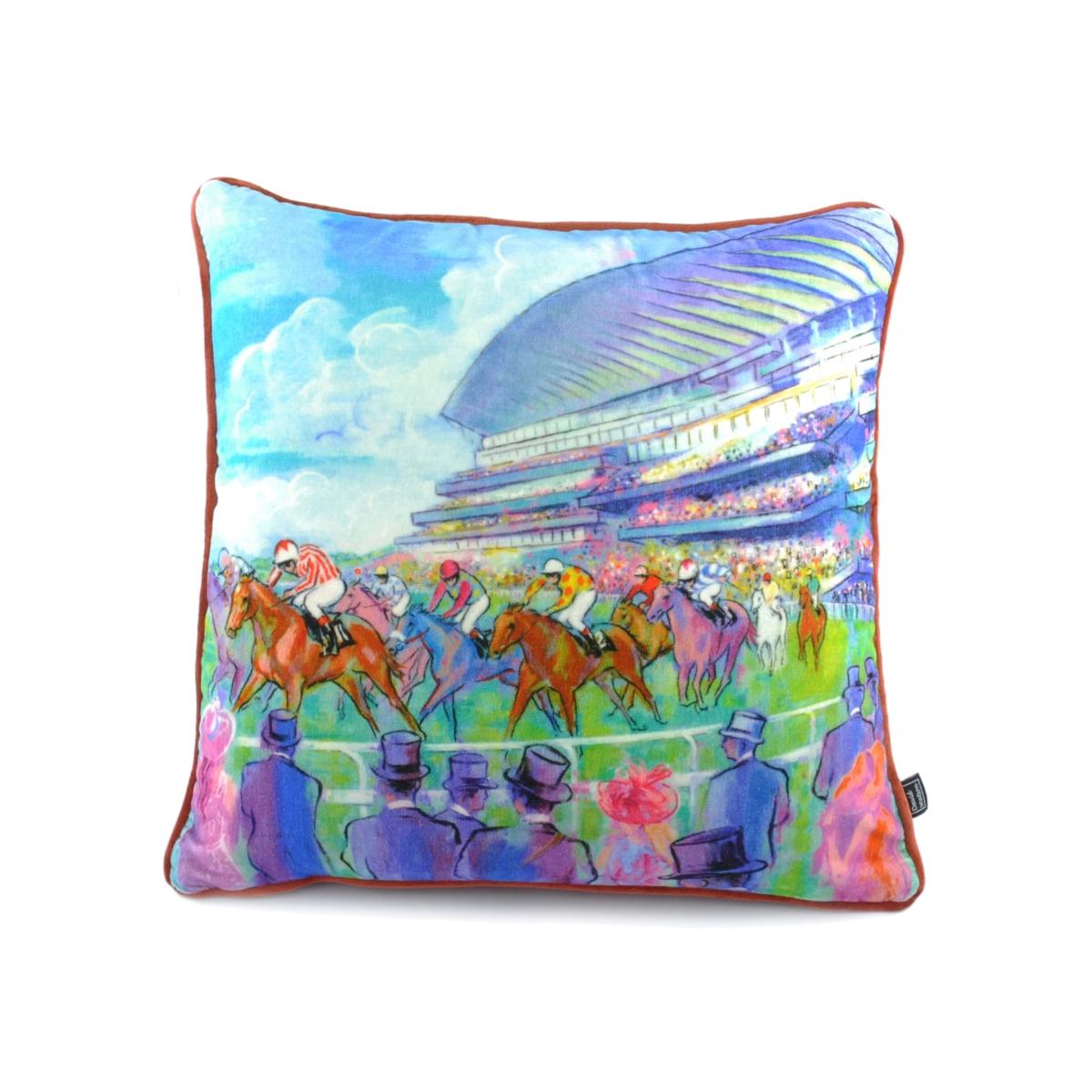 Ascot Velvet Cushion David Watson – image 1