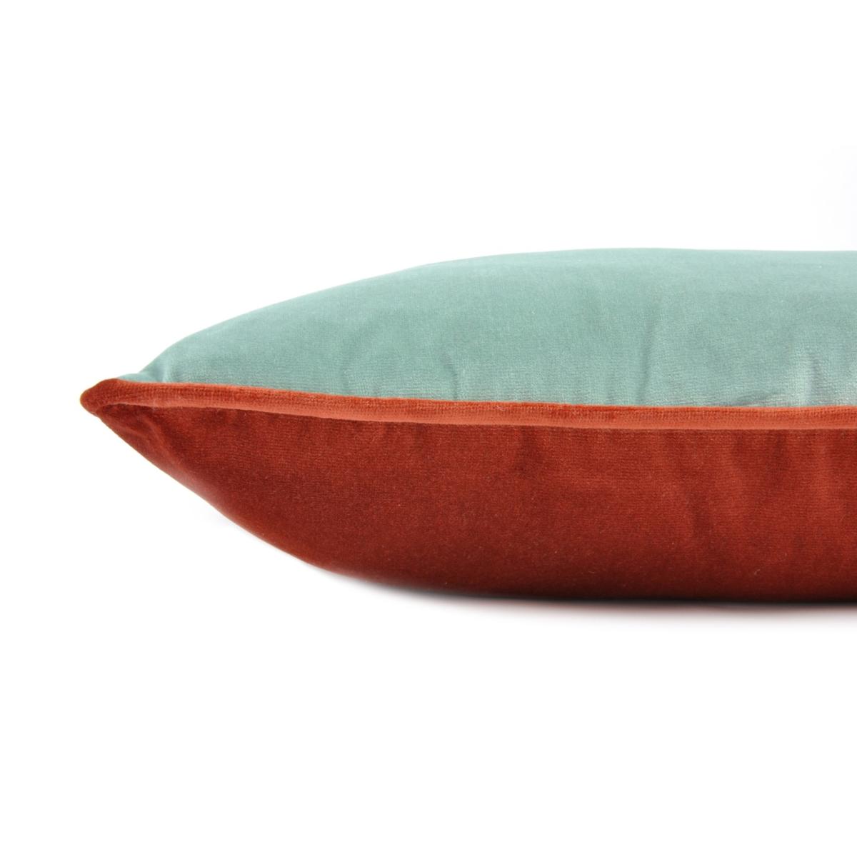 Red & Blue Ii Velvet Cushion David Watson – image 2