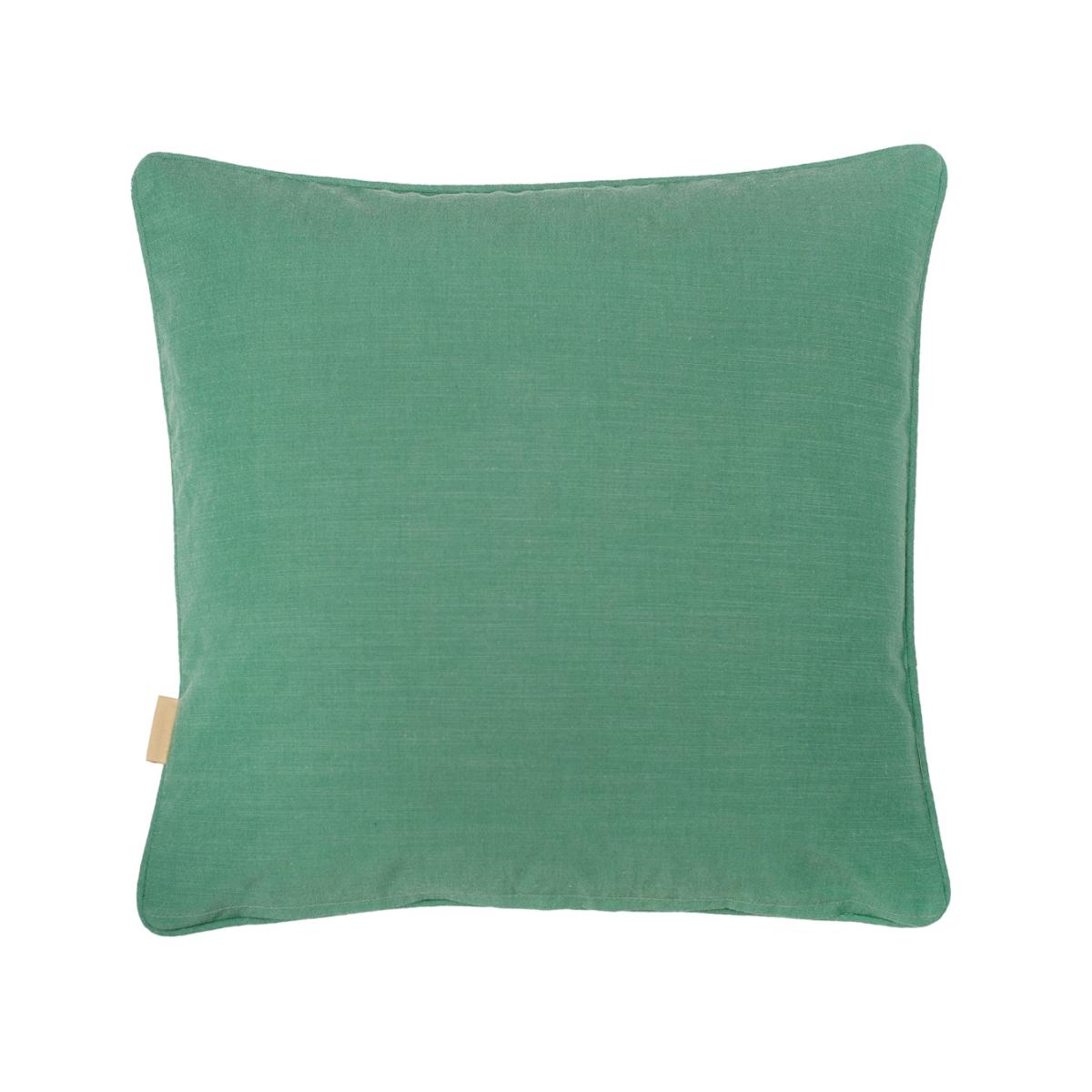 Green / Pink / Purple Multi Plumes Velvet Cushion One Size Susi Bellamy – image 3