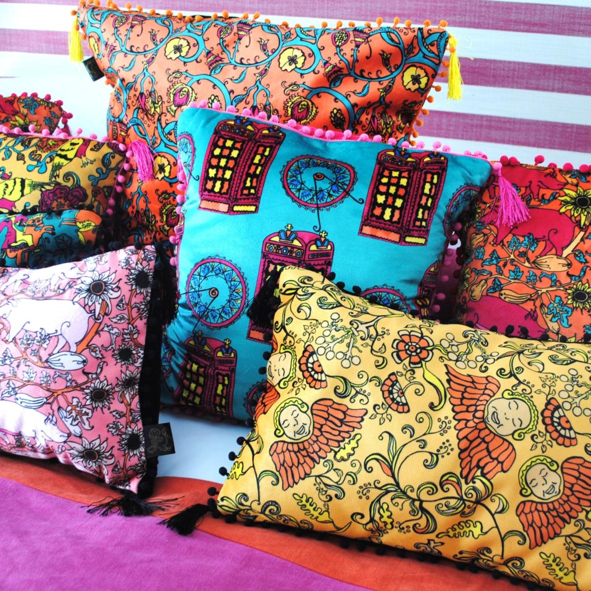 Love The British Accent Brights Cushion Small Laura B Interiors – image 4