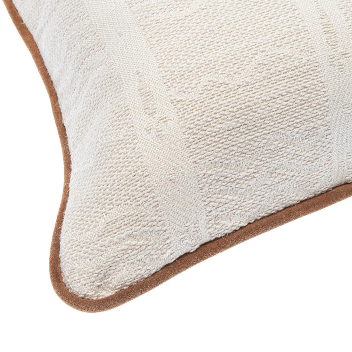 White Lake Jacquard Square Cushion By Mindthegap – image 3