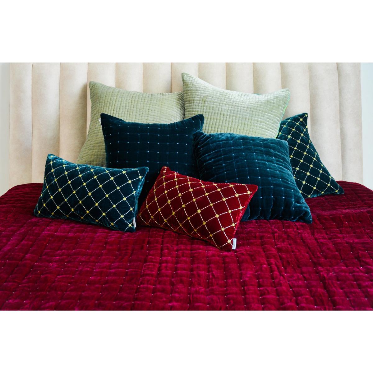 Hanoi Cushion - Sage Green One Size The Annam House – image 2