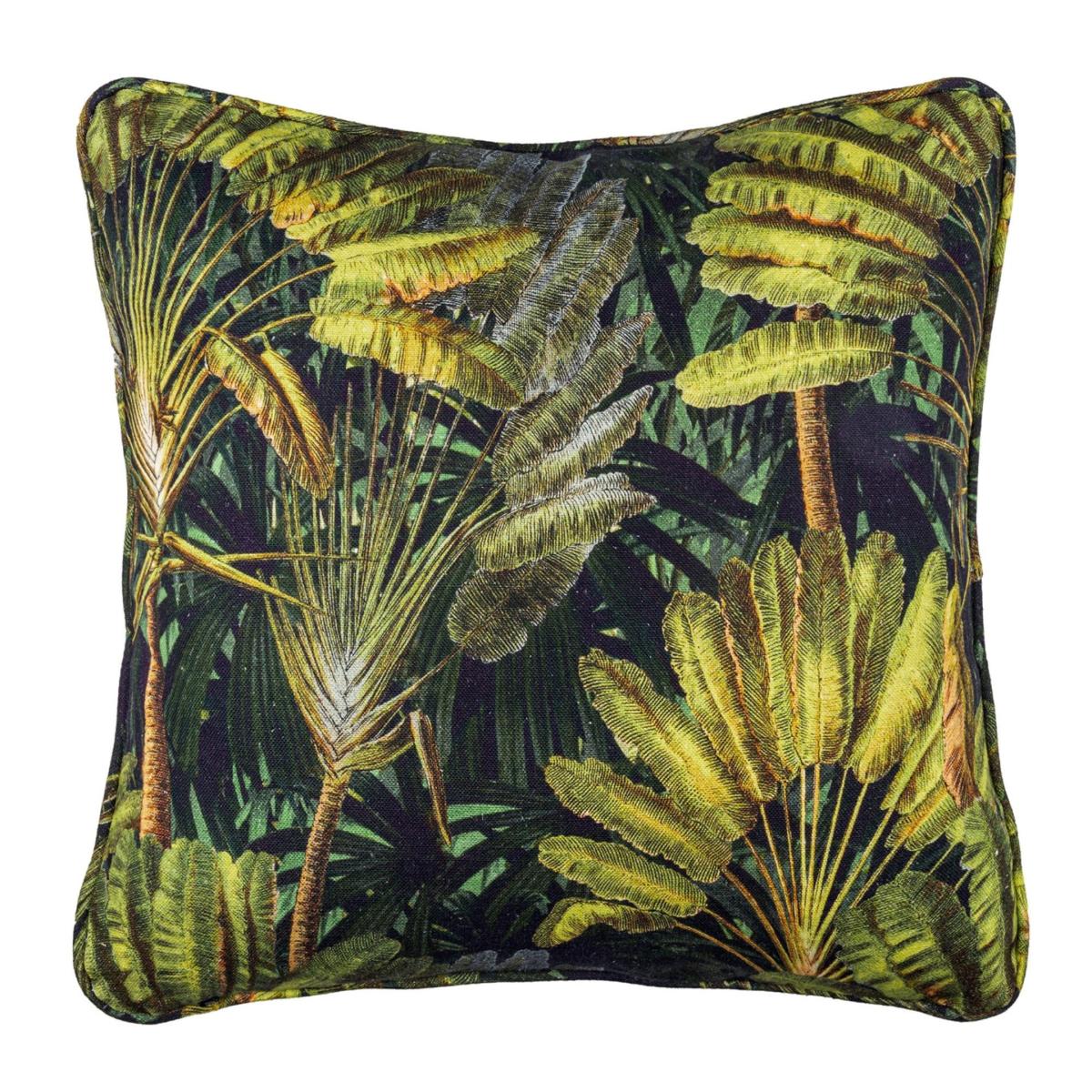 Yellow / Orange / Green Ghost Of The Sea Linen Cushion By Mindthegap – image 2