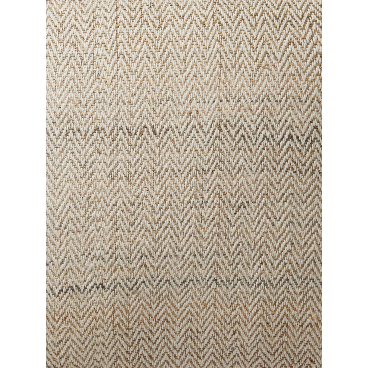 Neutrals Herringbone Hemp Cushion One Size Fameed Khalique Ltd – image 3
