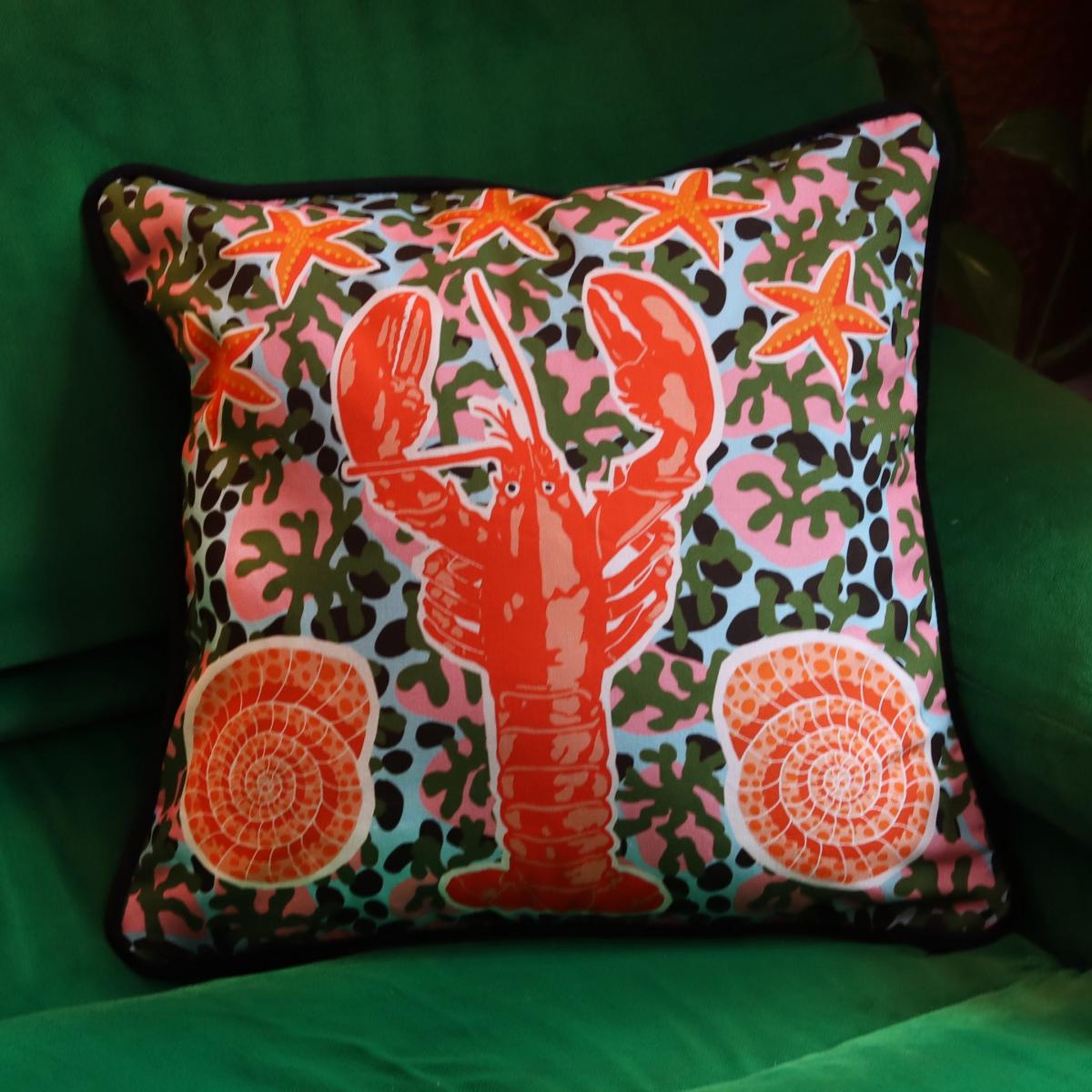 Green Lobster Cushion One Size The Neighbourhood Threat – image 3