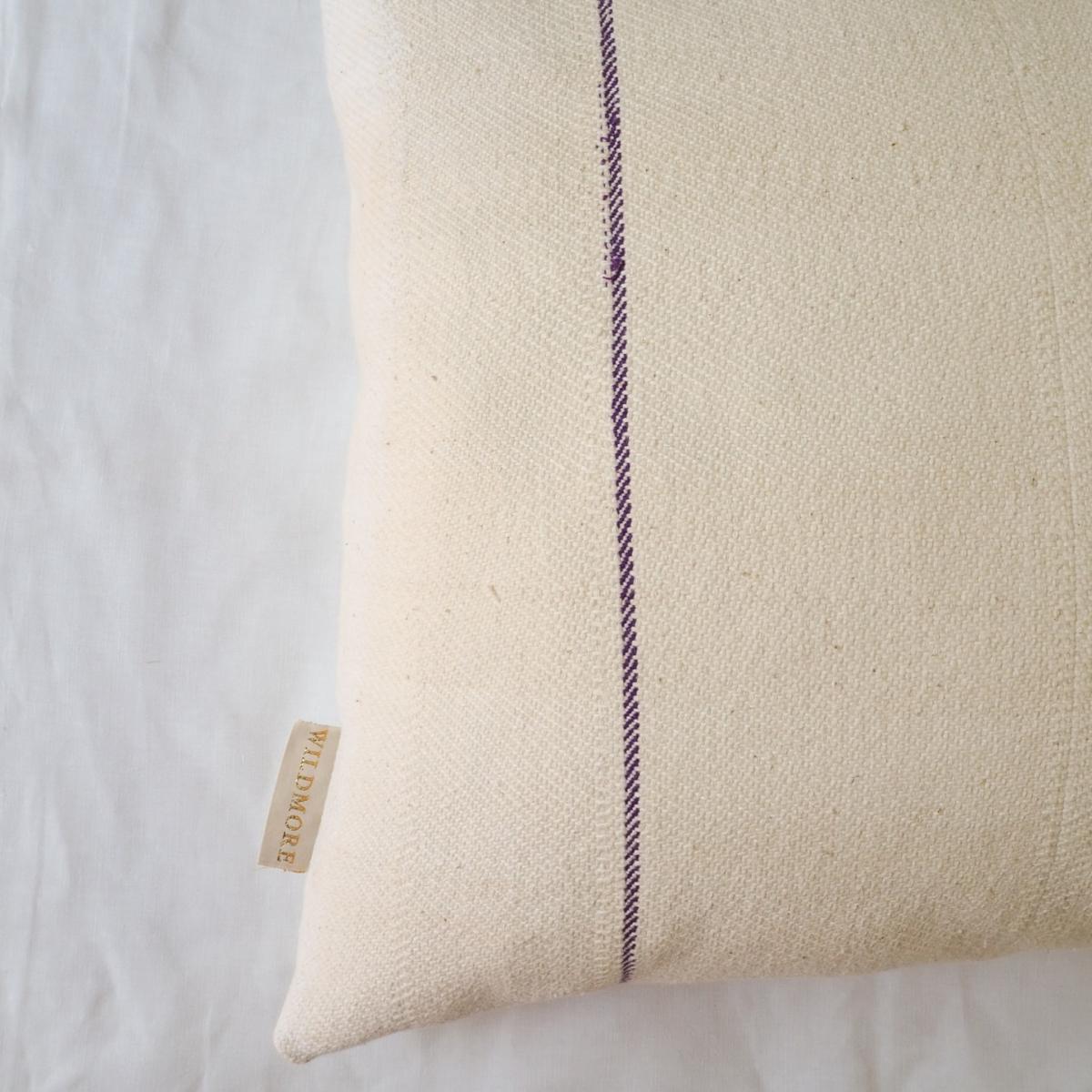 Pink / Purple / White Vintage Striped Bolster No. Two Wildmore – image 2