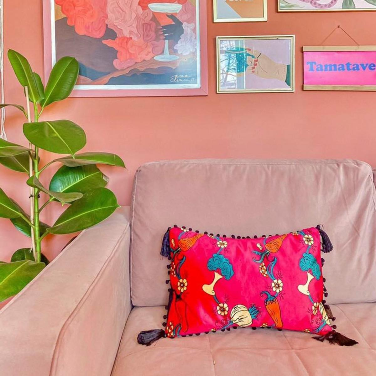 Pink / Purple True Love= Vegetables Laura B Interiors – image 2