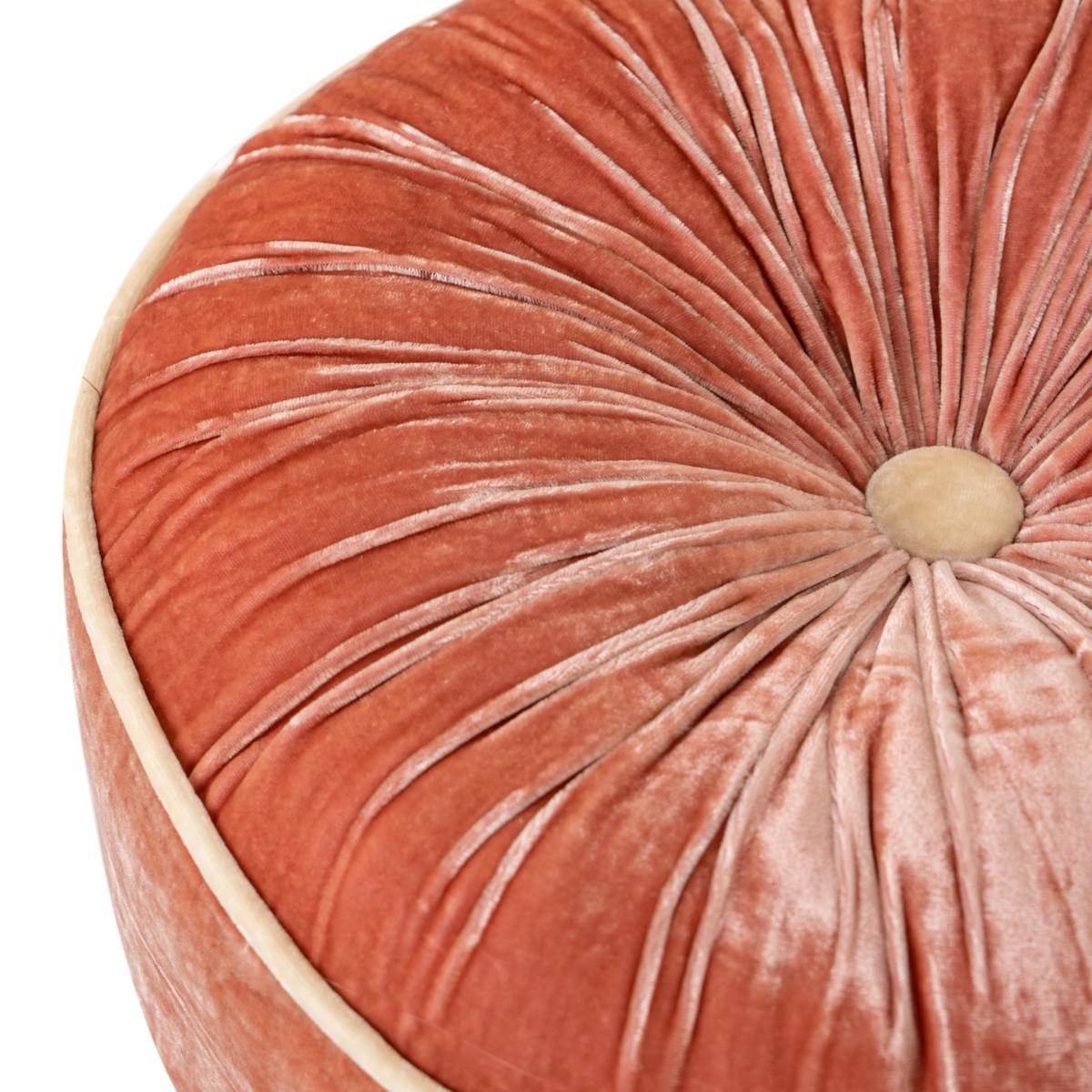 Neutrals / Yellow / Orange Holiday Pumpkin Cushion - Coral X Sand The Annam House – image 3