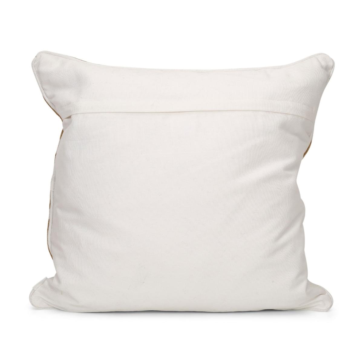 Neutrals "Nishat" Embroidered Cushion One Size Tirillm – image 4