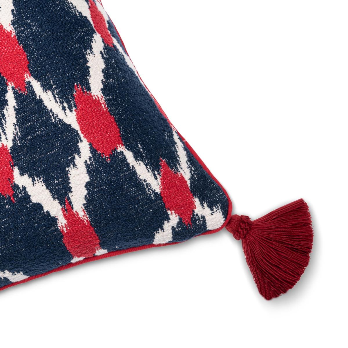 Blue / White / Red Seebensee Square Cushion By Mindthegap – image 3