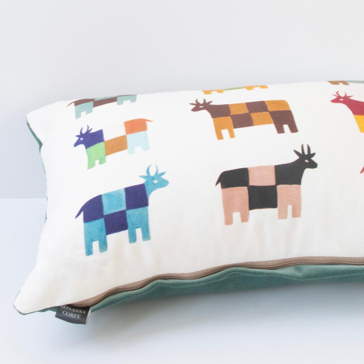 Moo Cows Colourful Cushion Rosanna Corfe – image 2