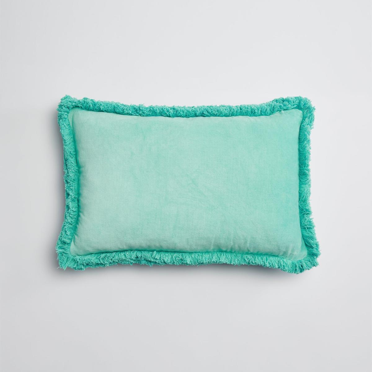 Blue Contrast Velvet Cushion Maison Splendid – image 4