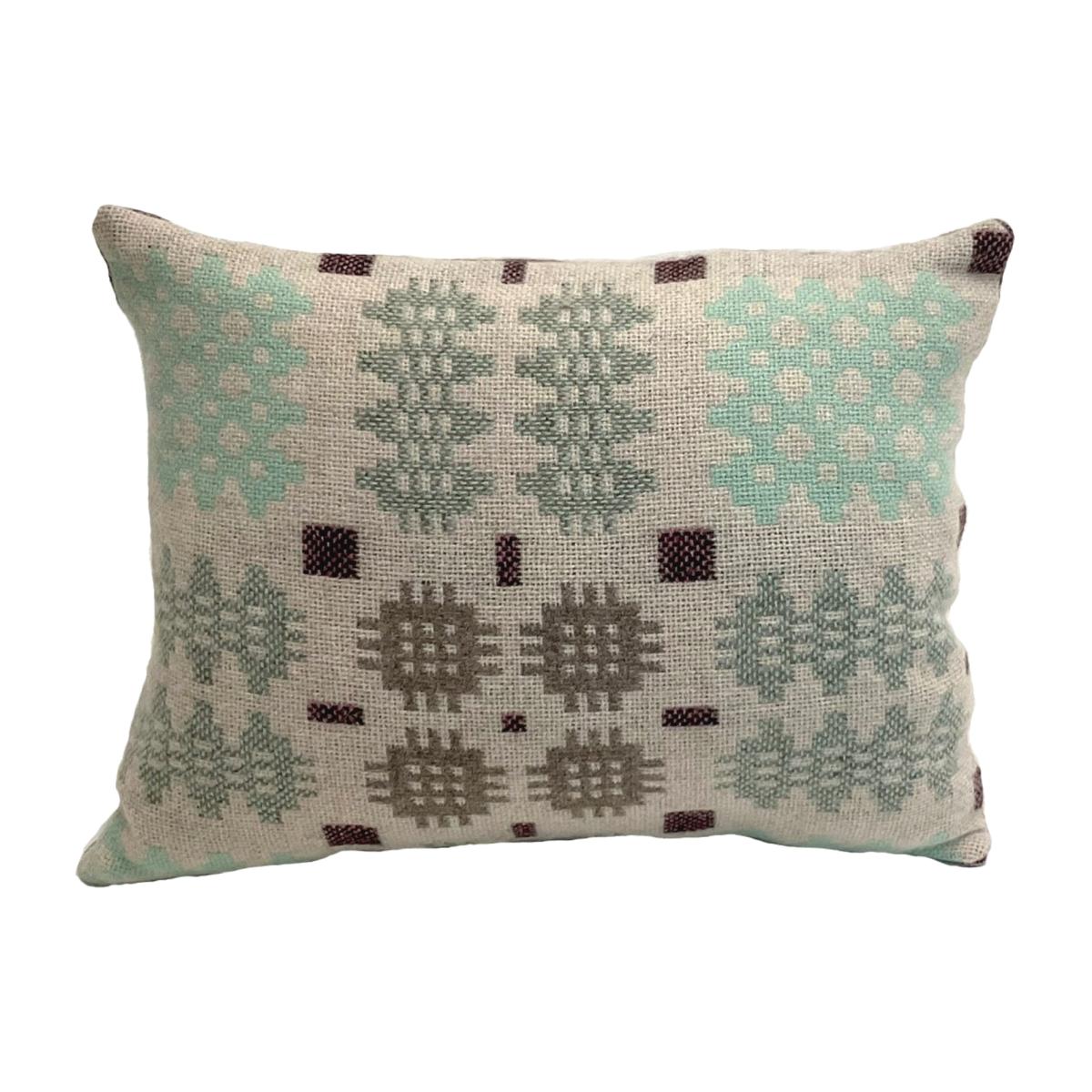 Caernarfon Raspberry Rectangular Cushion Majeda Clarke – image 1