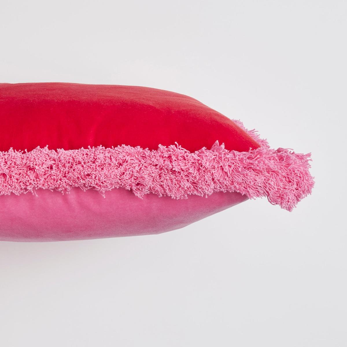 Velvet Reversible Cushion Pink/Red Maison Splendid – image 2