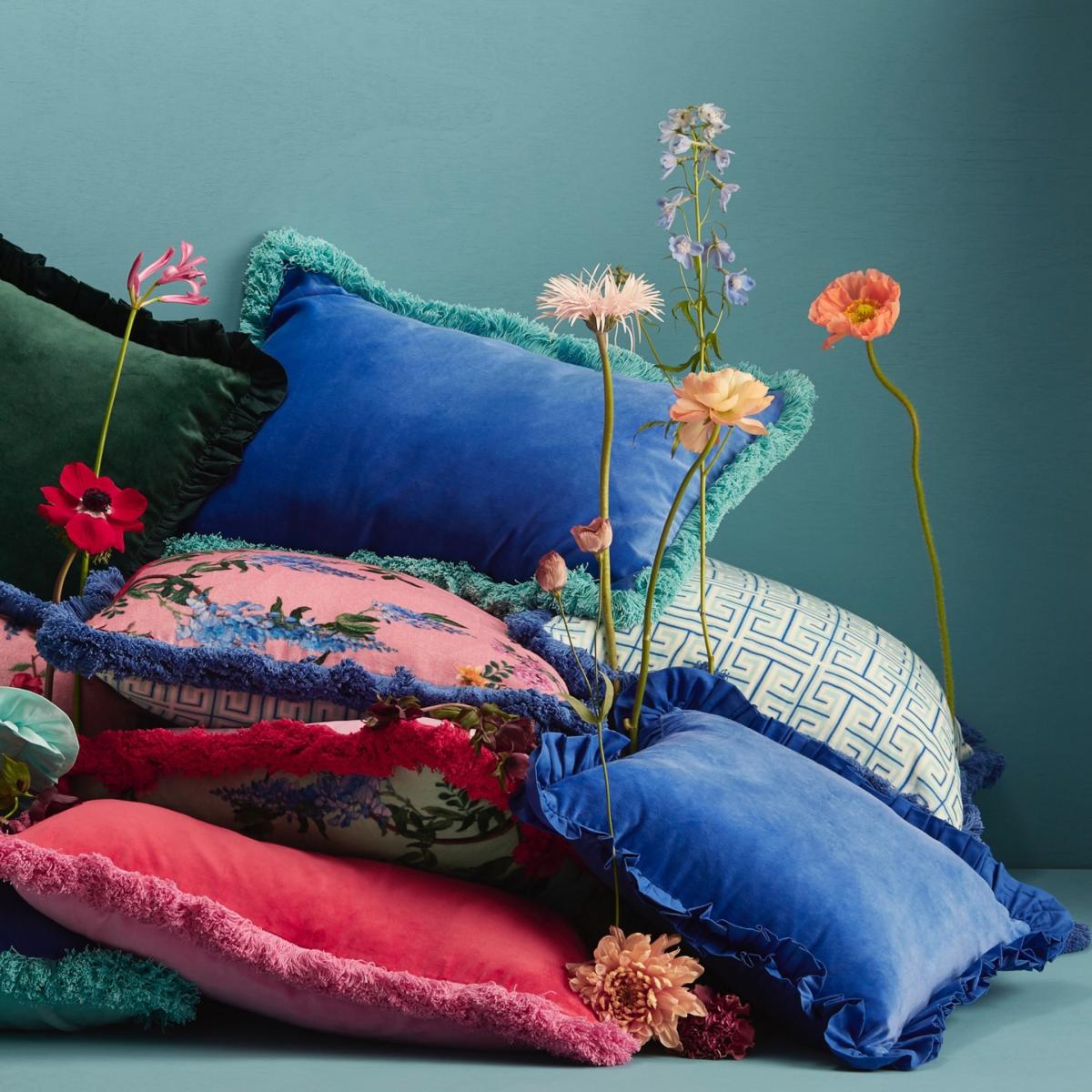Velvet Printed Reversible Cushion Maison Splendid – image 5