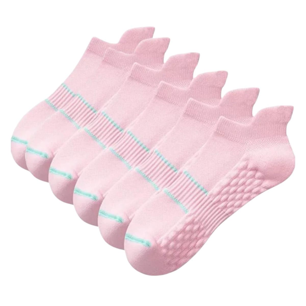 Women's Pink / Purple Cushion Support Sport Sock- Pink 3 Pack | High Heel Jungle by Kathryn Eisman – image 2