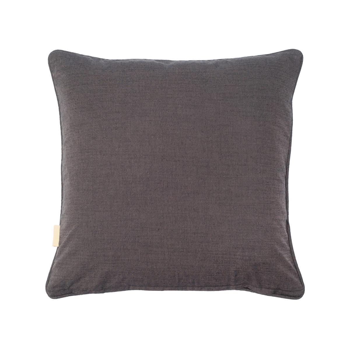 Neutrals / Brown / Green Cactus Birch Parquet Velvet Cushion Susi Bellamy – image 4