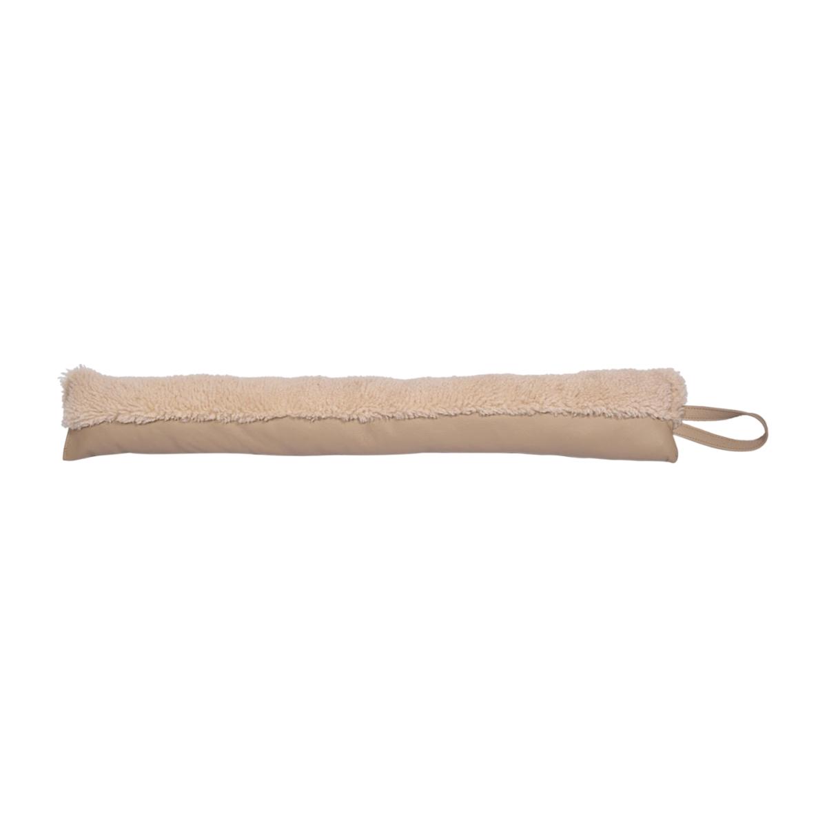 White Sheepskin Draught Excluder Swedish Moonlight Owen Barry – image 1