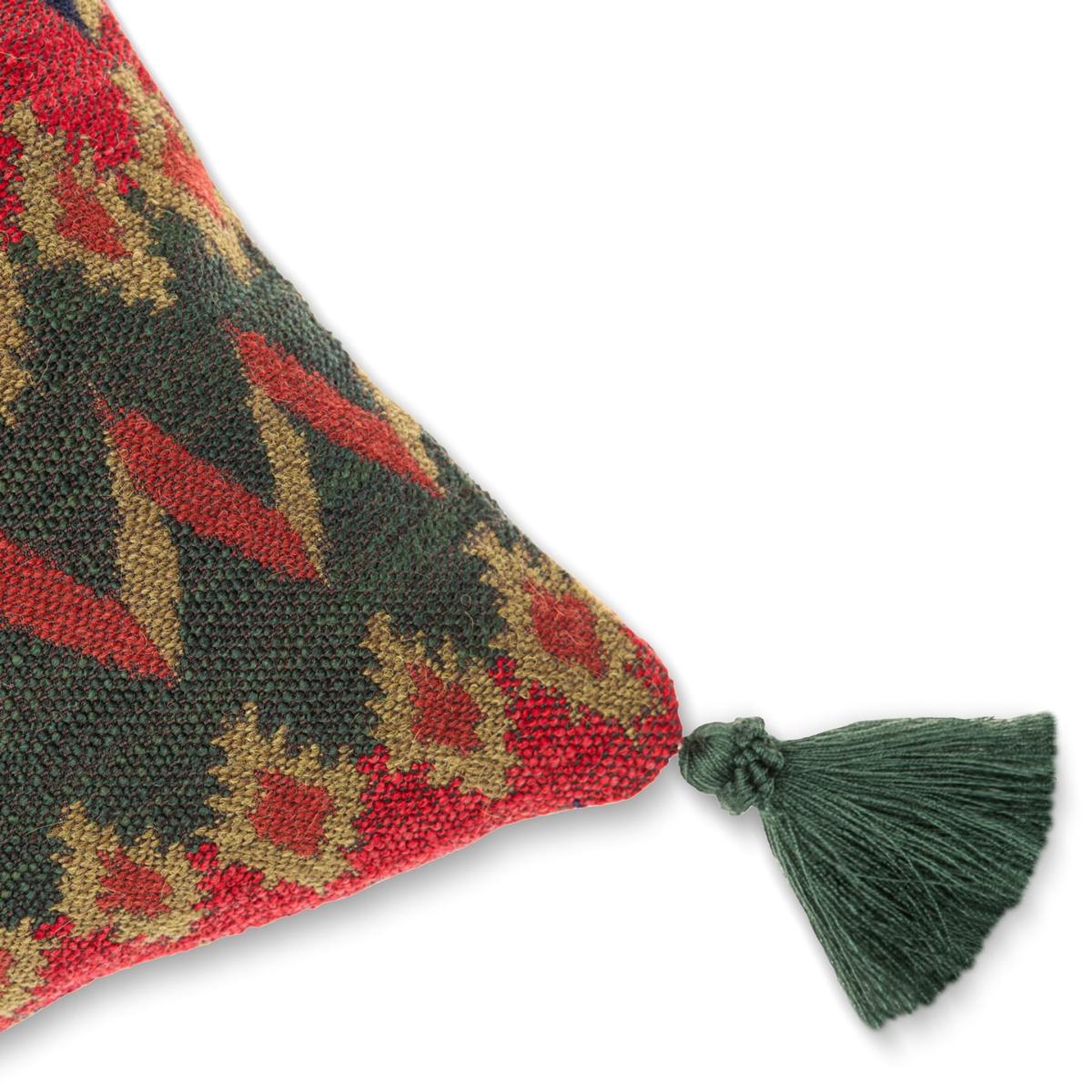 Red / Green / Blue Cortina Square Cushion By Mindthegap – image 3