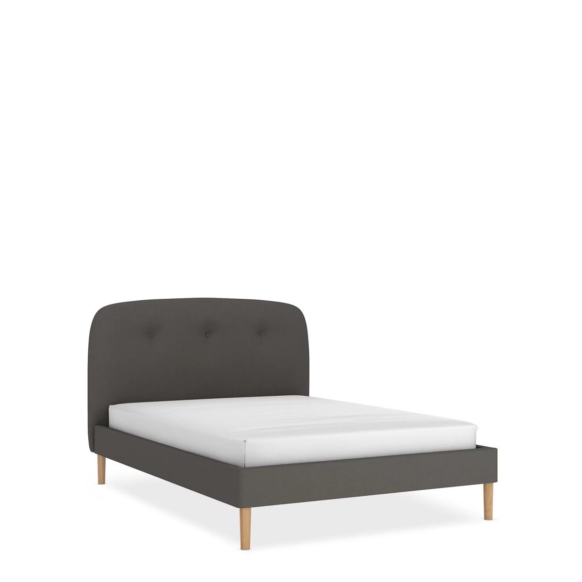 Loft Mila Bed - 4FT6 - Mid Grey, Mid Grey,Ochre,Dark Grey,Blush Pink – image 2