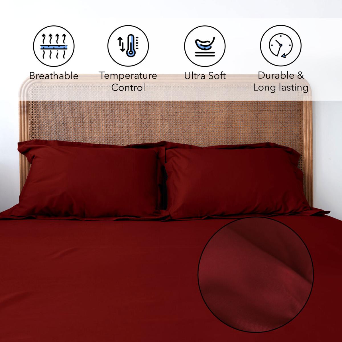 120x200cm, Small Double Fitted Sheet - Bed Couture, Imperial Twill Weave - White – image 8