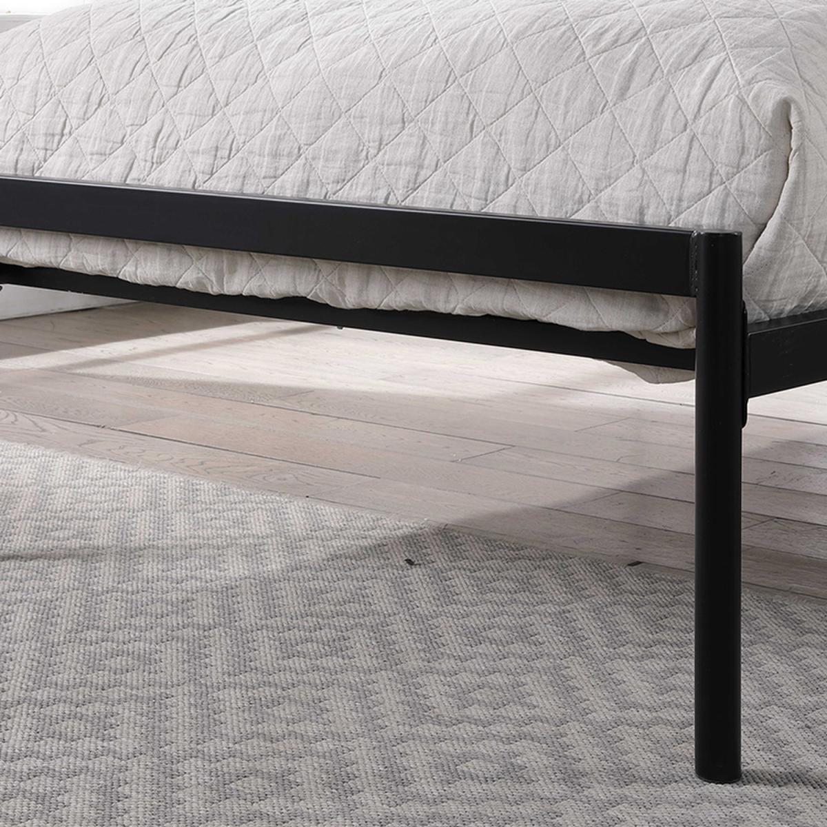 Bourton Modern Black Metal Bed Frame - Black / 20.4g / Small Double – image 4