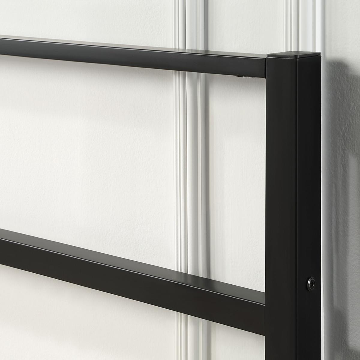 Baldock Modern Black Metal Bed Frame - Black / Small Double – image 4