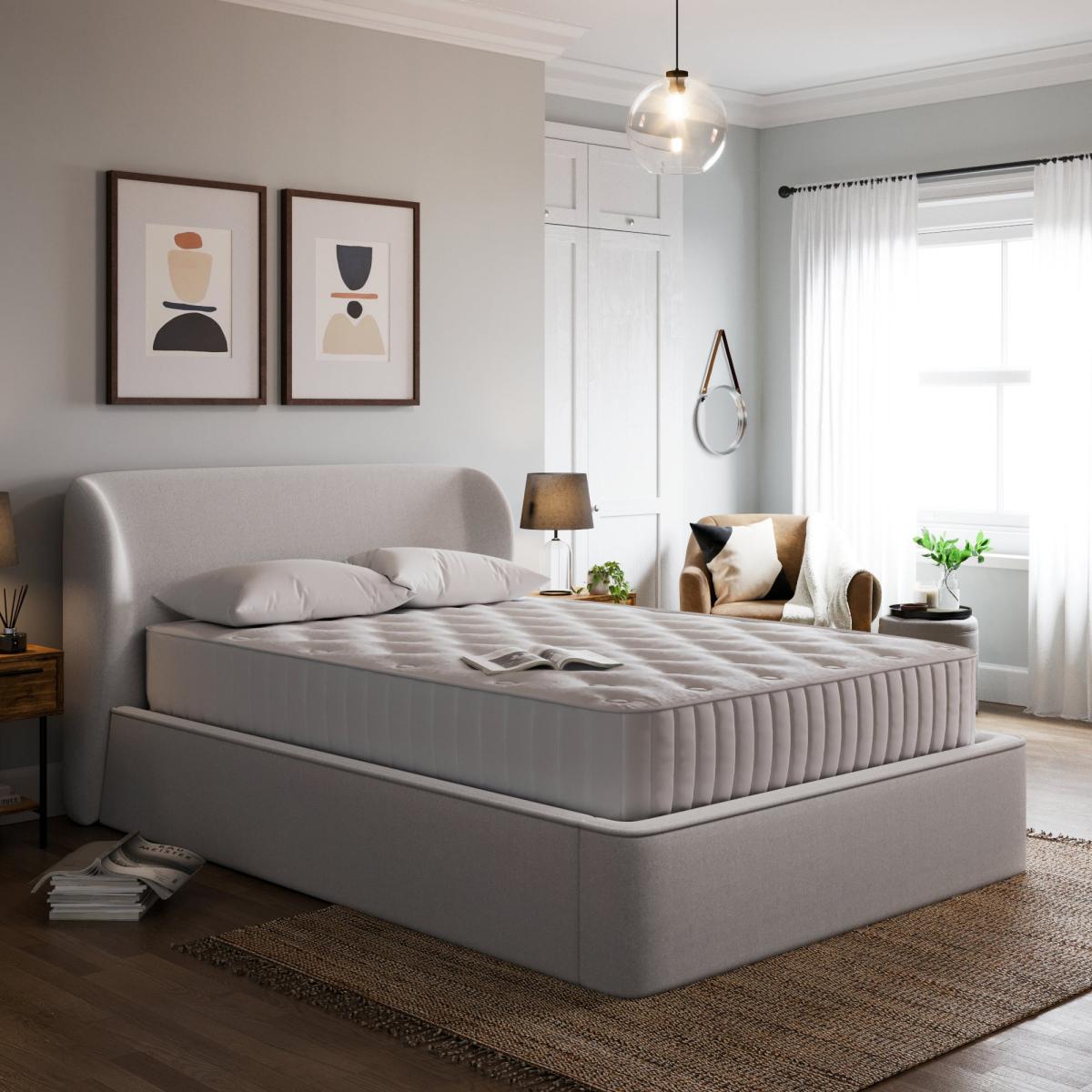 Curves Storage Bed Silver – image 1