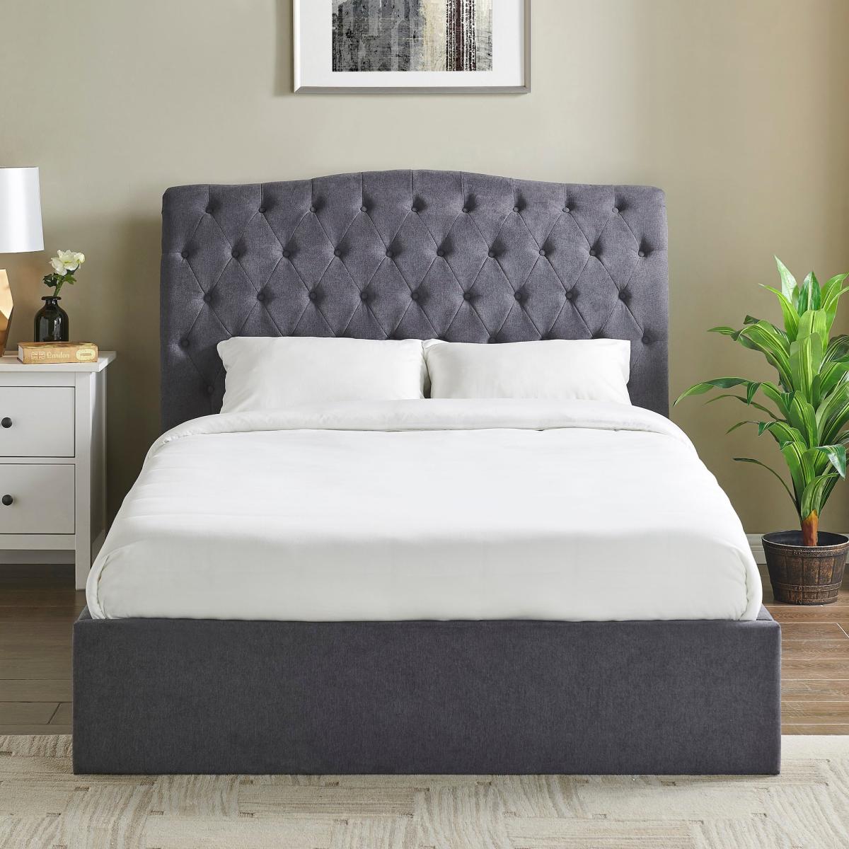 Rosa Storage Bed Charcoal Dark Grey – image 2