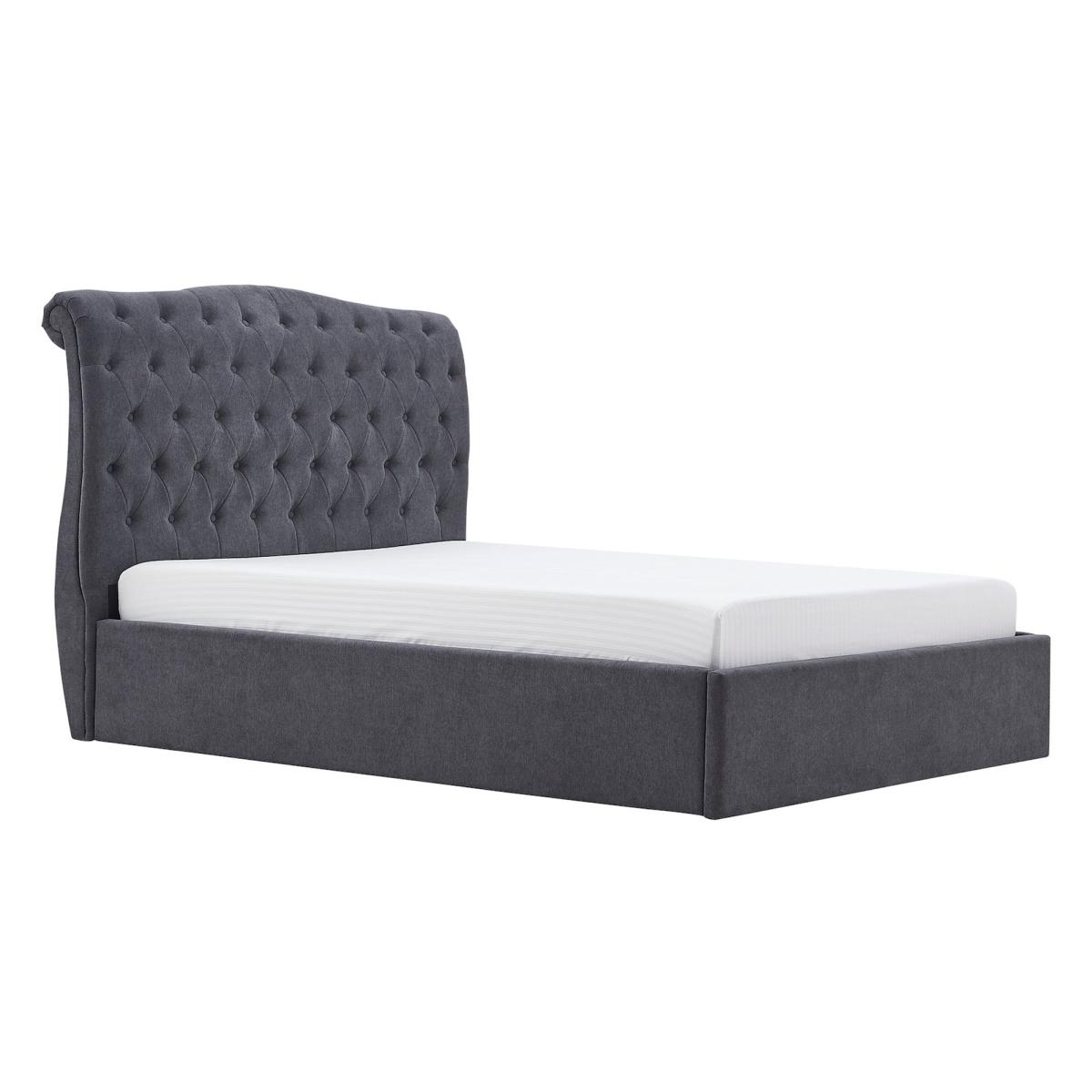Rosa Storage Bed Charcoal Dark Grey – image 6
