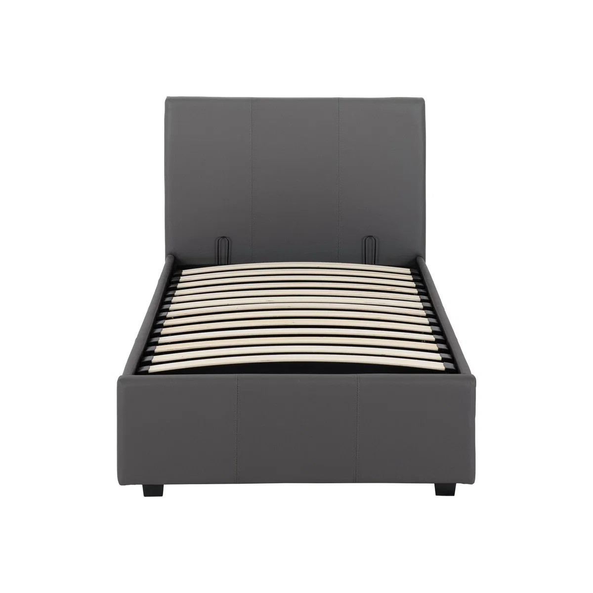 Prado Plus Storage Bed PU Leather - Brown Faux Leather 4'6 Double – image 1