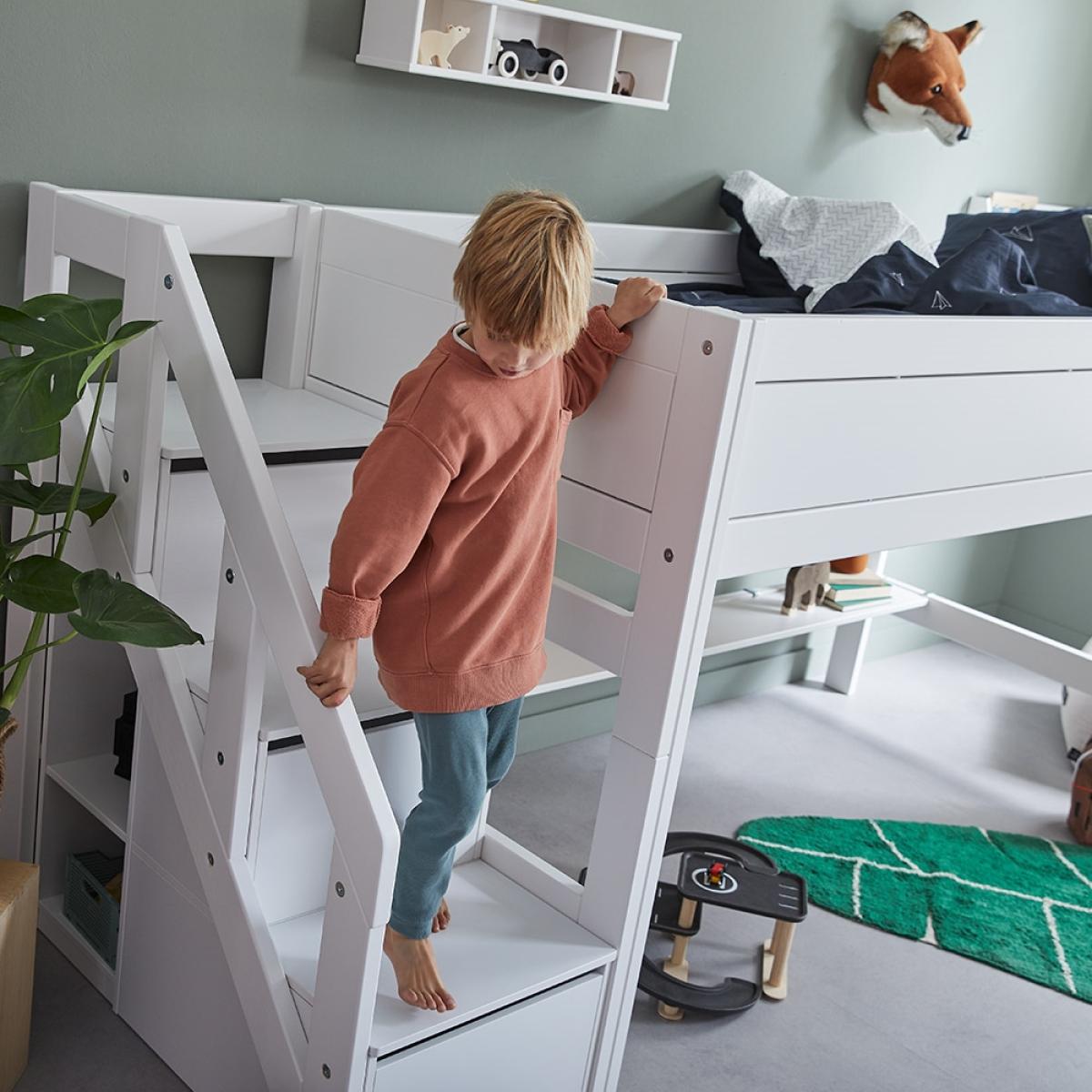 Lifetime Mid Sleeper with Steps - Lifetime White – image 6