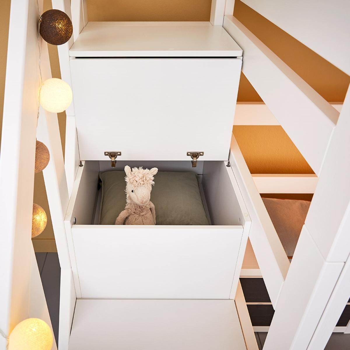 Lifetime High Sleeper with Steps - Lifetime White – image 5