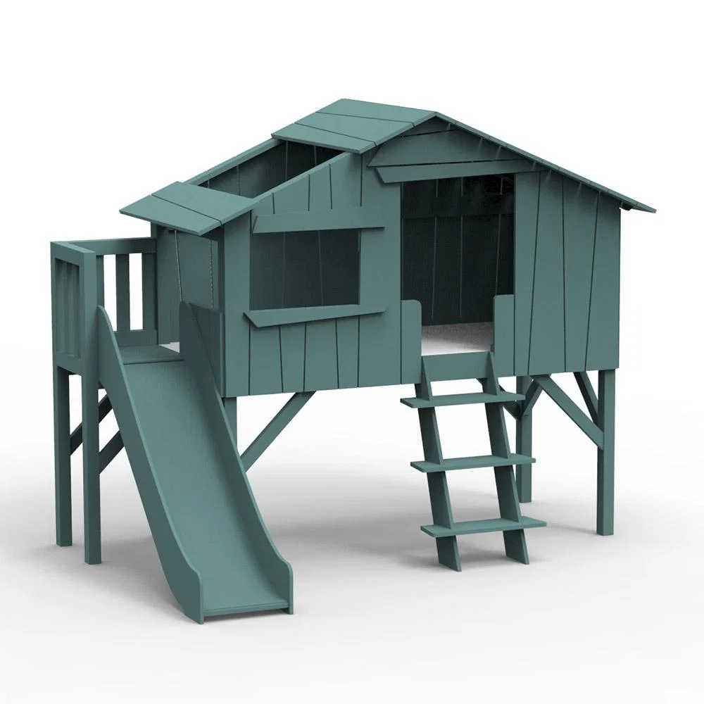 Mathy by Bols Treehouse Cabin Bed with Slide & Platform  - No Size – image 6