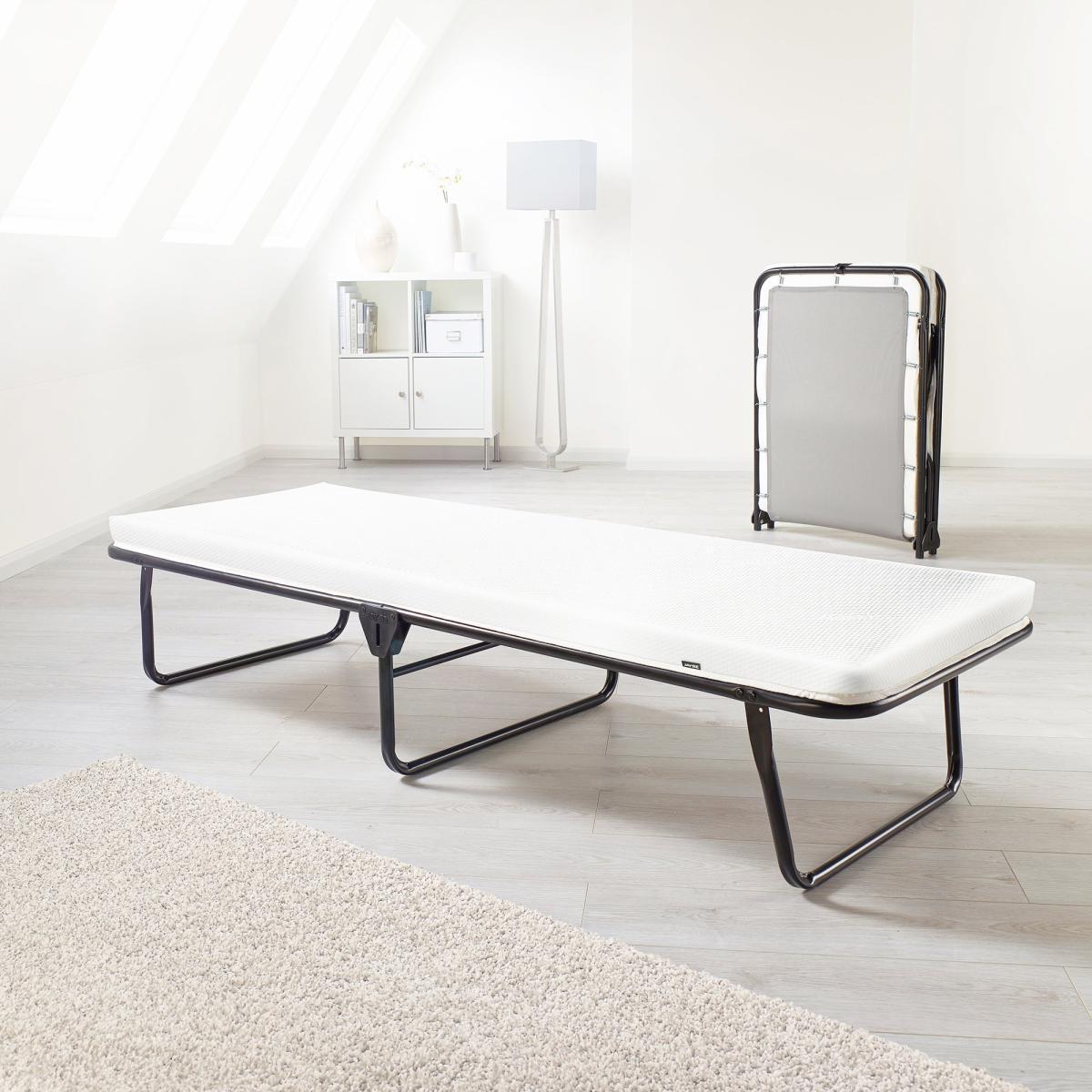 Jay-Be Value Comfort Folding Bed with Memory Foam Mattress Black – image 1
