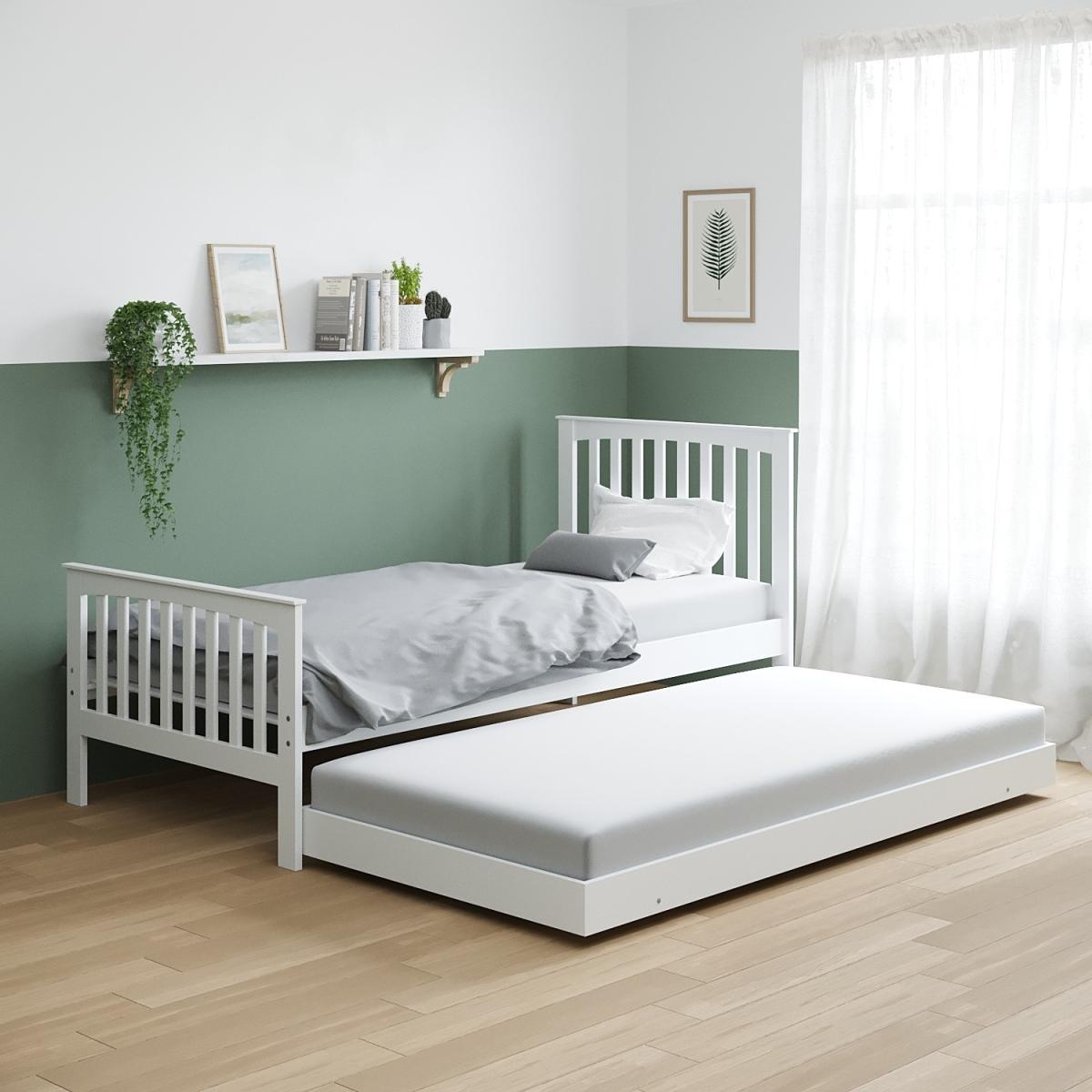 Oxford Guest Bed in Cream With Pop-up Trundle – image 2