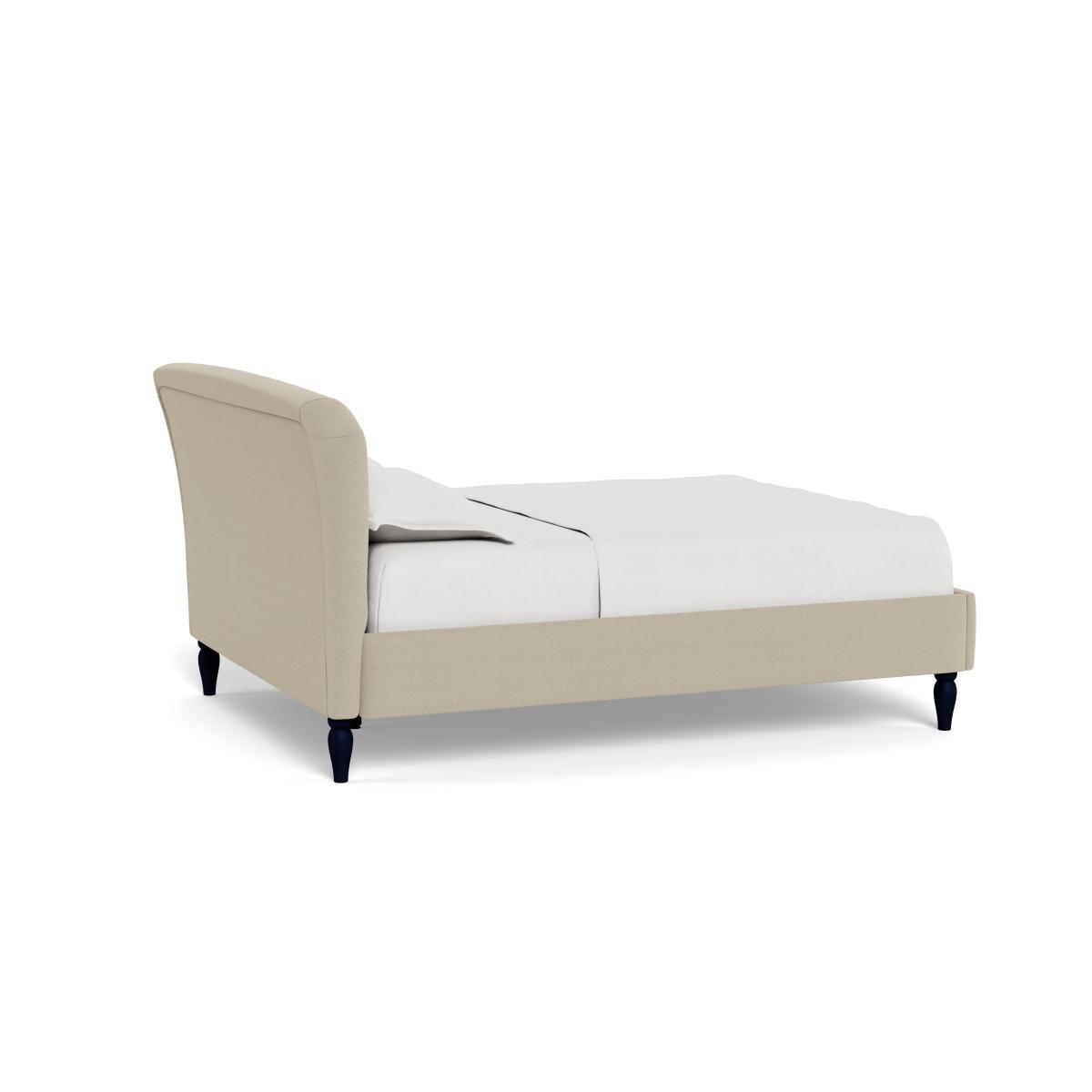 Heal's Darcey Bed Super King Linen Hessian Tinted Ash Feet - Heal's UK Bedroom Furniture – image 4