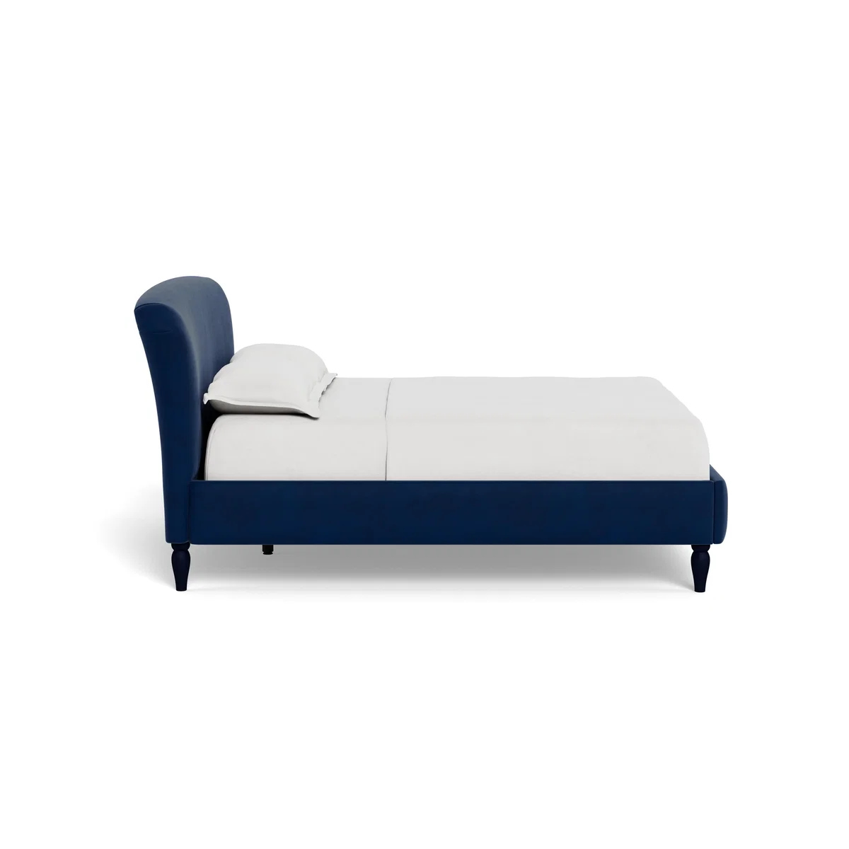Heal's Darcey Bed Double Recycled Tejo Noir Natural Feet - Heal's UK Bedroom Furniture – image 3