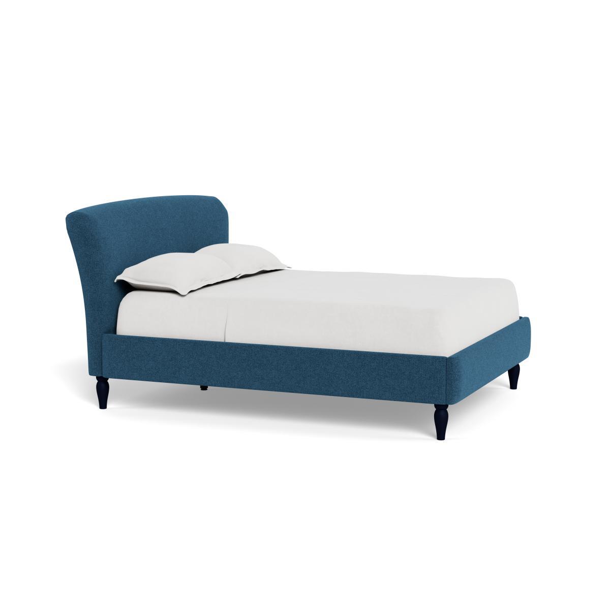 Heal's Darcey Bed Double Texture Ink Tinted Ash Feet - Heal's UK Bedroom Furniture – image 2