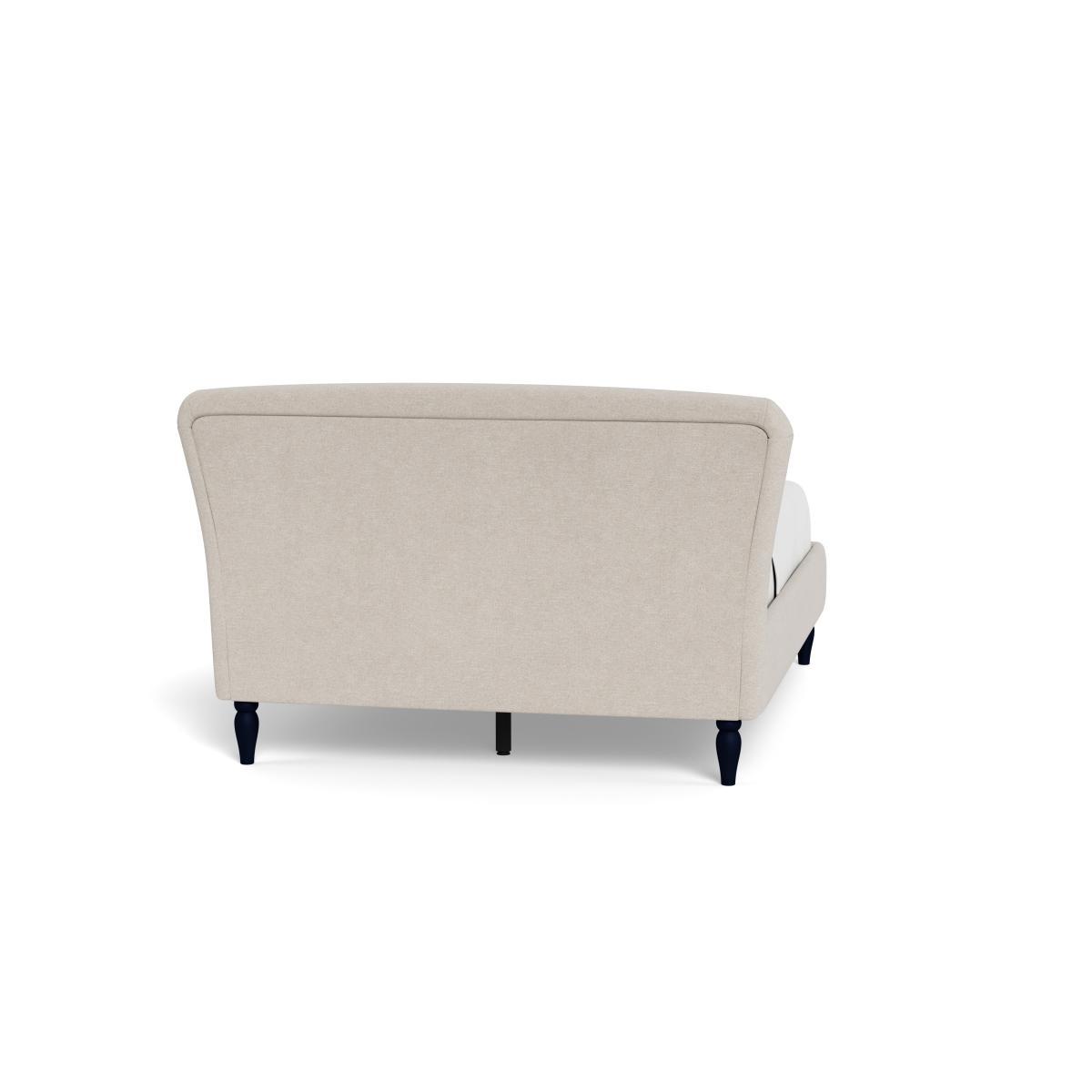Heal's Darcey Bed Super King Texture Limestone Natural Feet - Heal's UK Bedroom Furniture – image 5