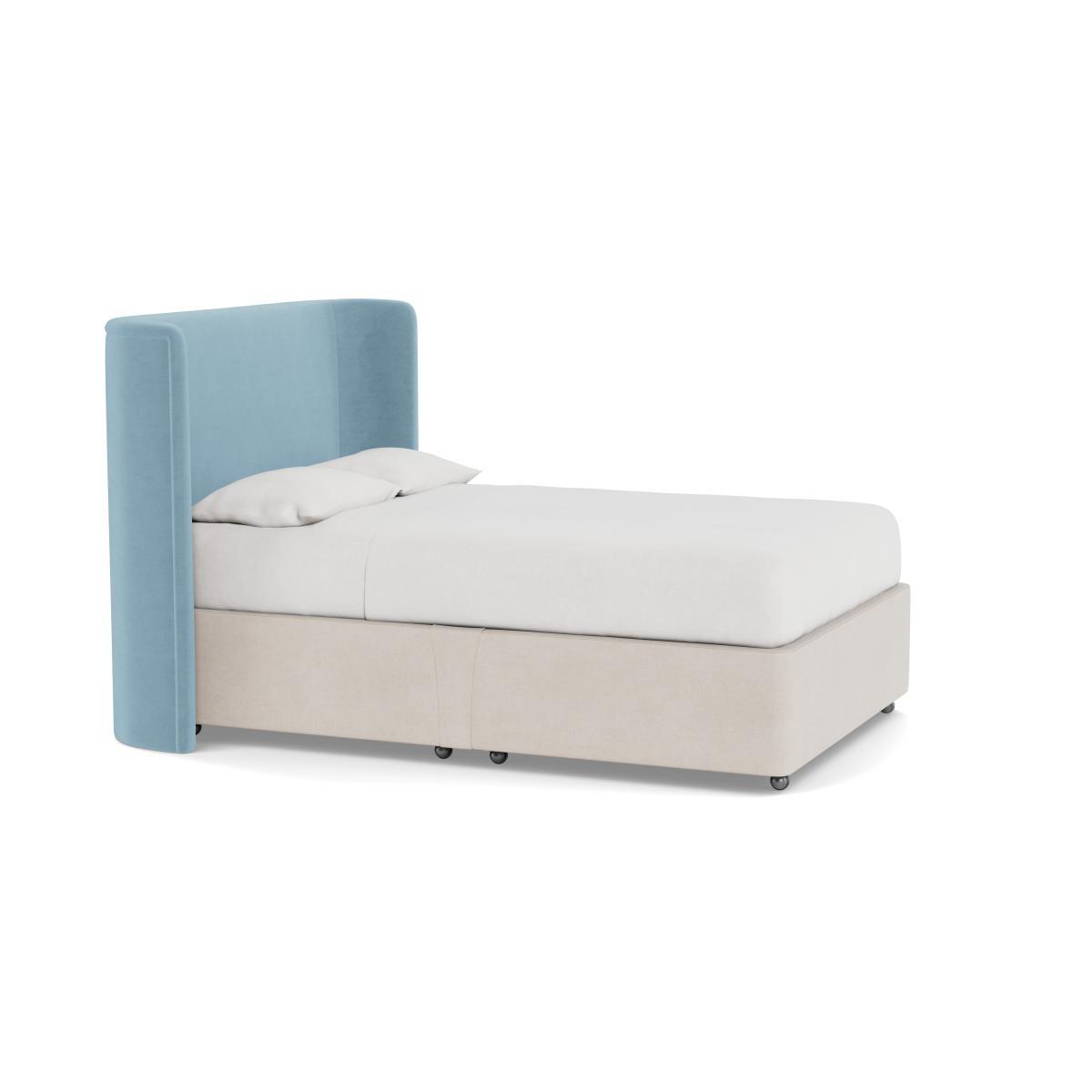 Heal's Monroe Headboard Double Varese Velvet Alchemilla - Heal's UK Furniture – image 2